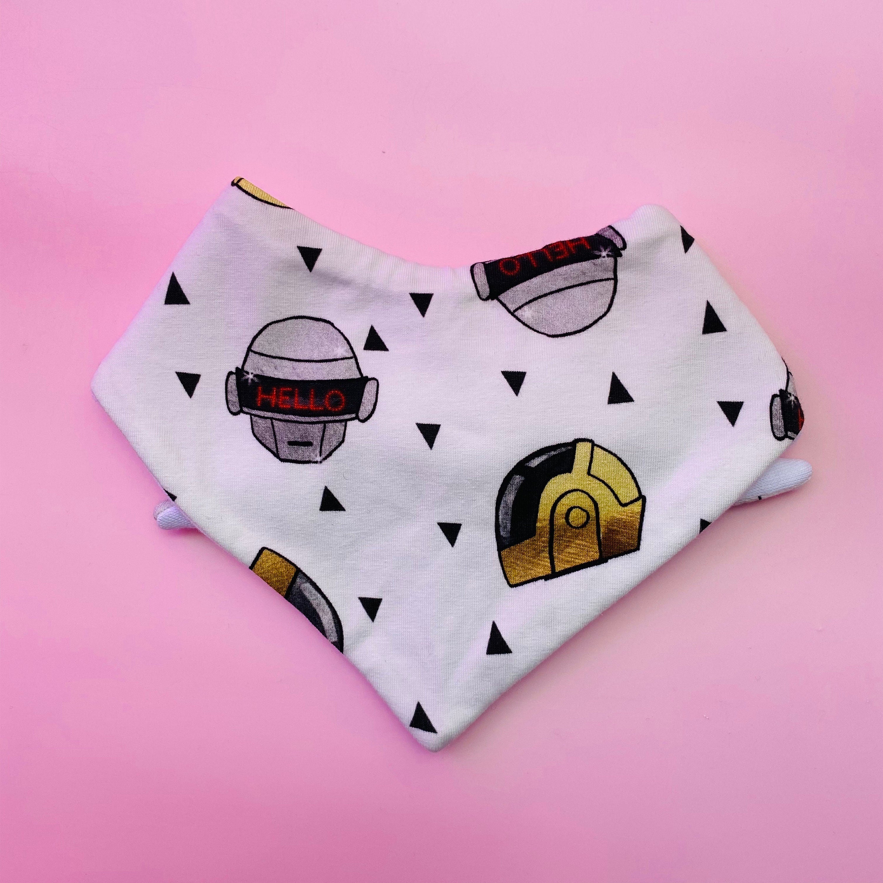 Bavoir bandana bébé - Soft punk