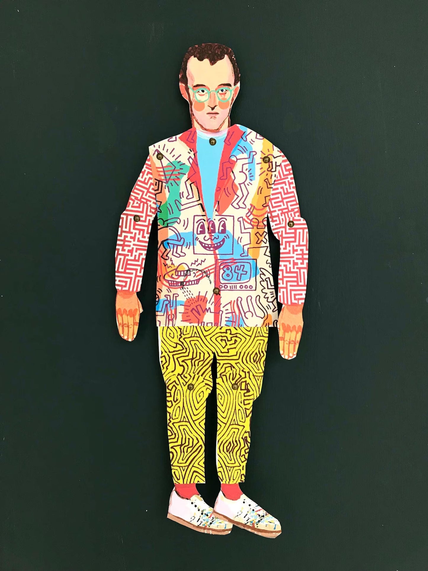Marionnette " Keith " en papier by Wini-Tapp