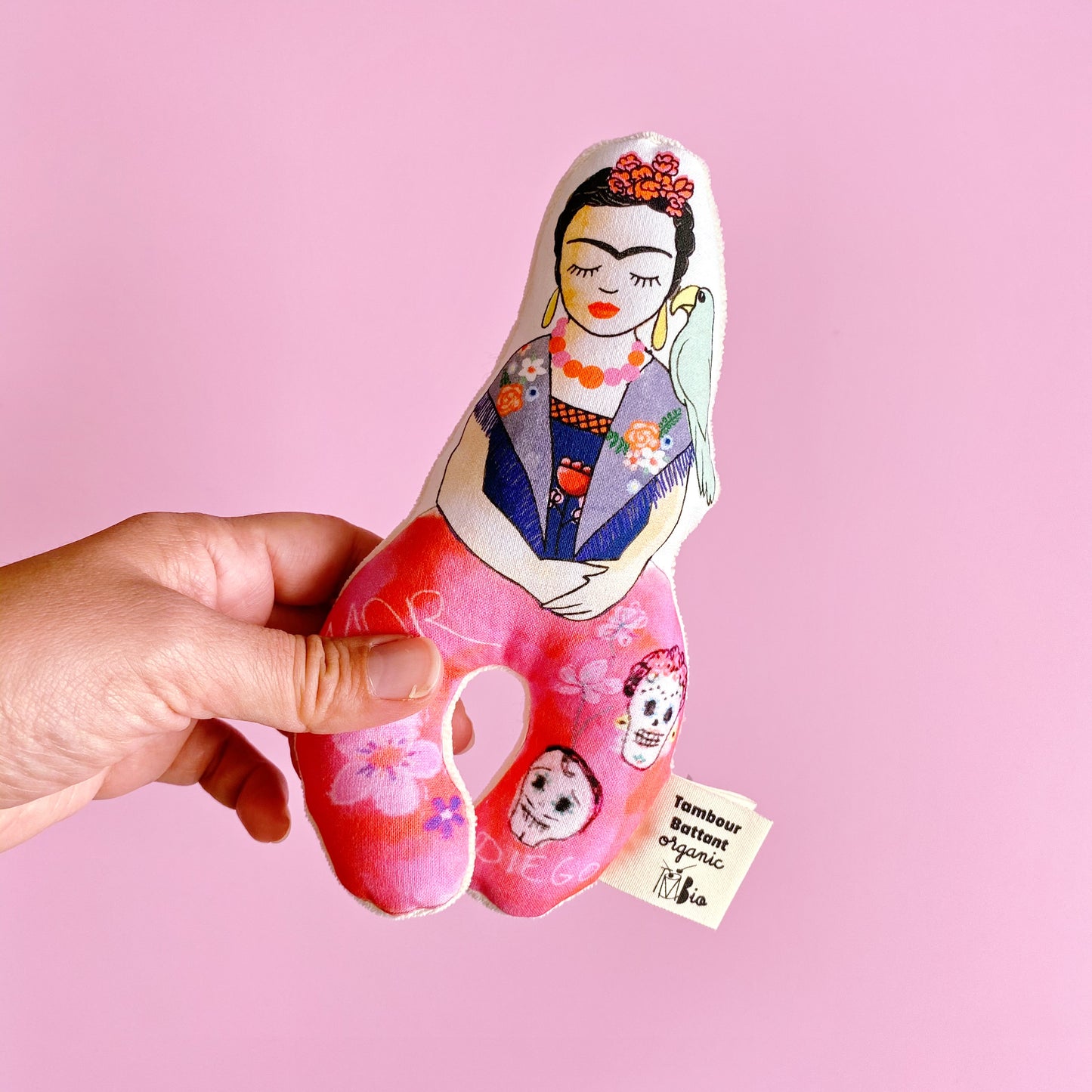 Hochet bébé Frida viva la vida