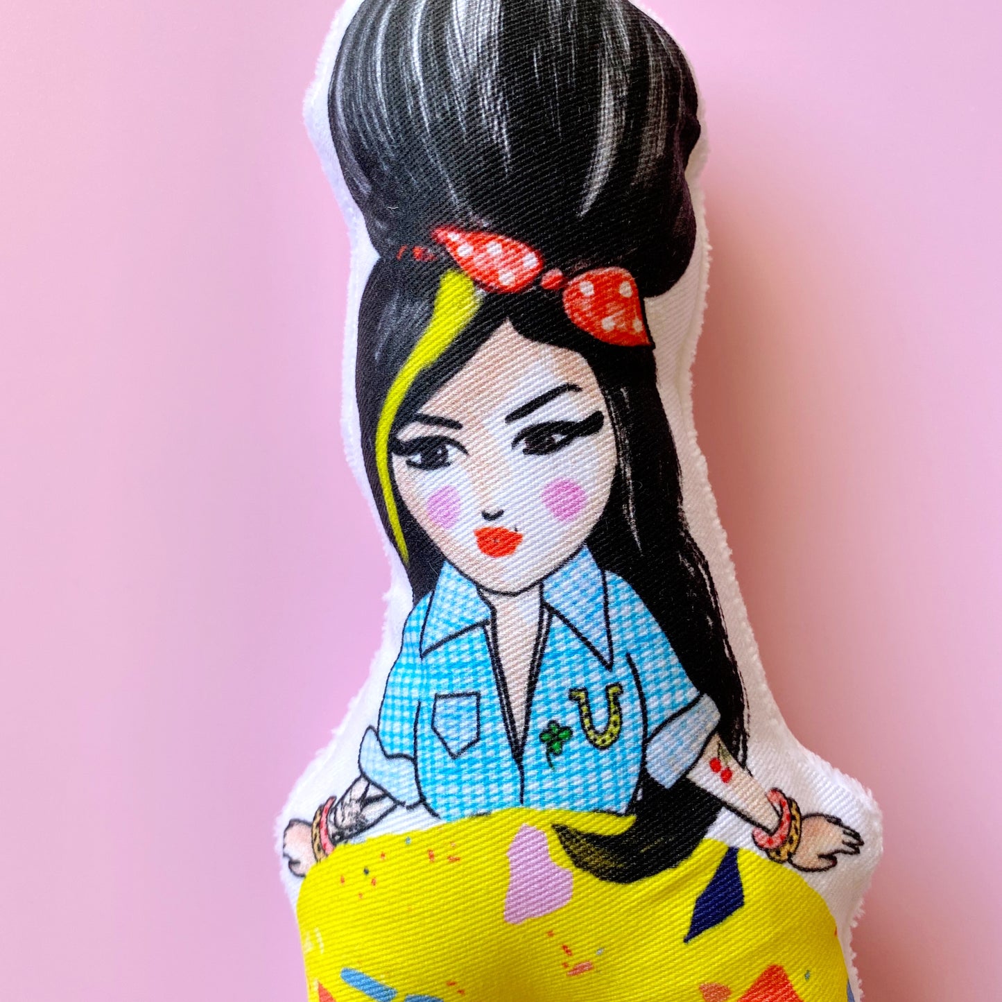 Hochet bébé Amy Yellow