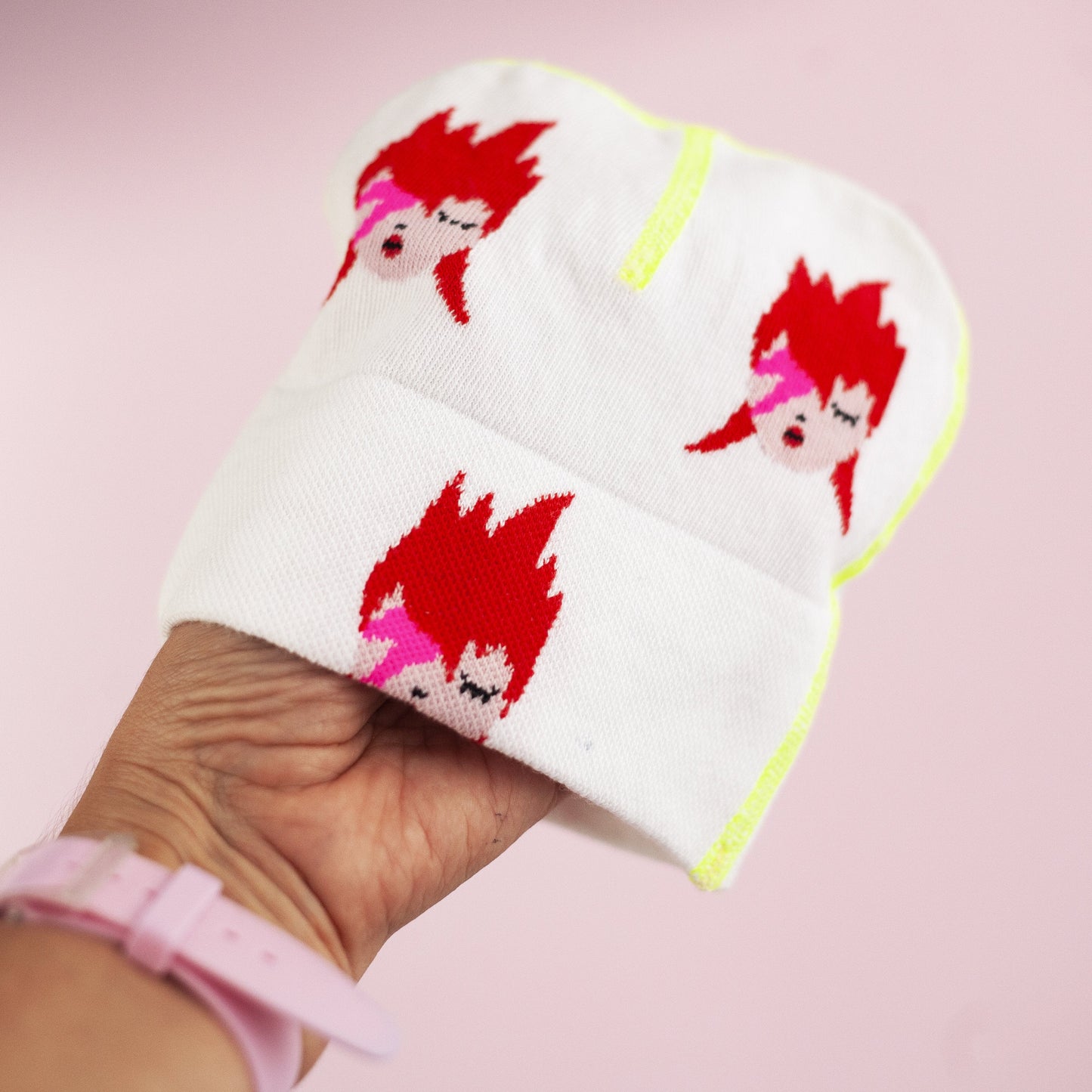 Ensemble bonnet + chaussettes bouclettes | Kit de naissance | Maternité
