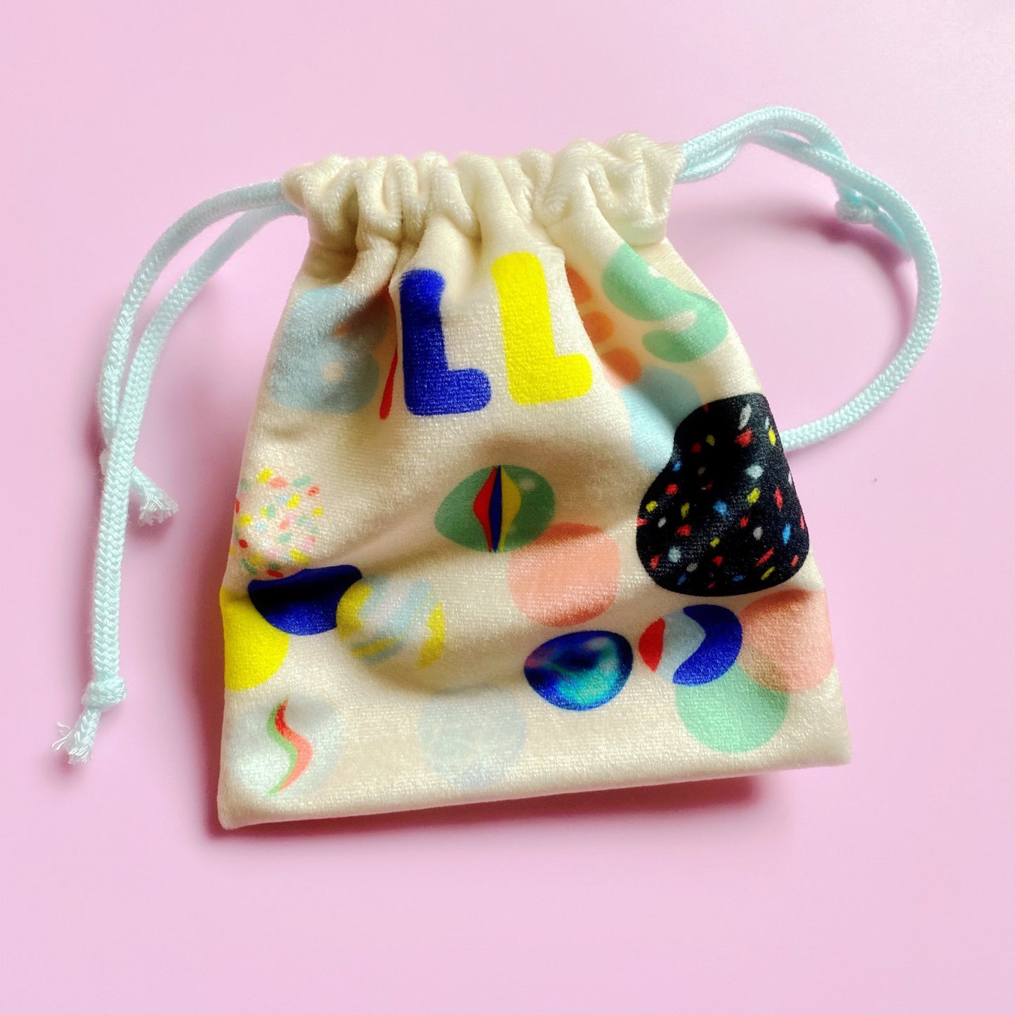 Sac pour billes | pochette | bourse en velours épais
