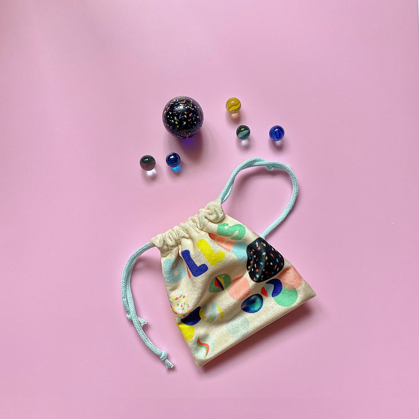 Sac pour billes | pochette | bourse en velours épais
