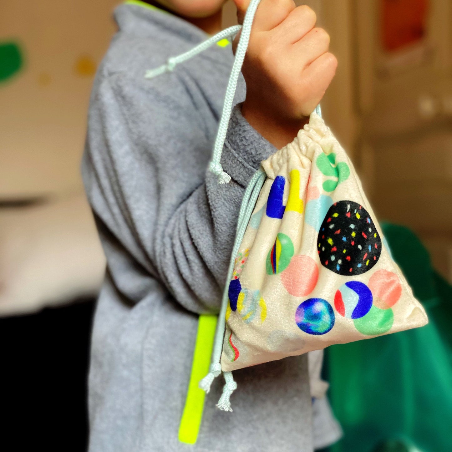Sac pour billes | pochette | bourse en velours épais