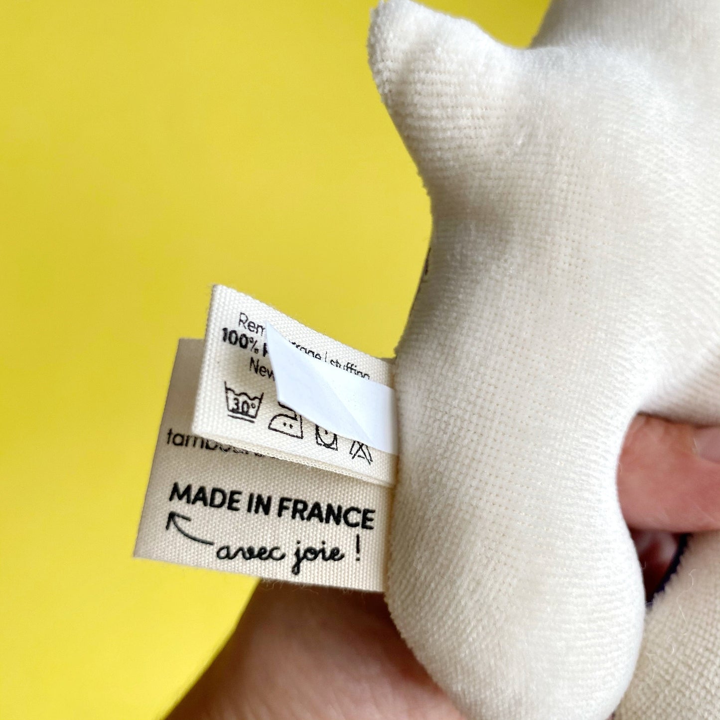 Hochet bébé bio | Frida Terra | Coton bio certifié GOTS | jouet bébé