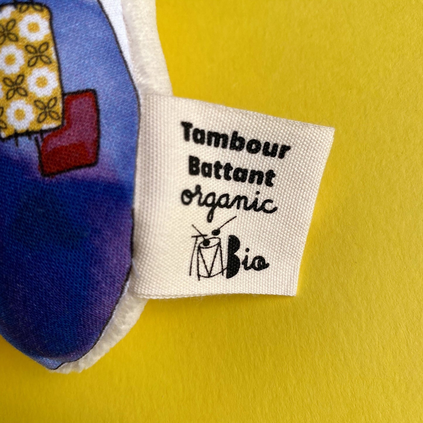 Hochet bébé bio | Mr Kurt| coton biologique certifié GOTS | jouet bébé | cadeau de naissance rock