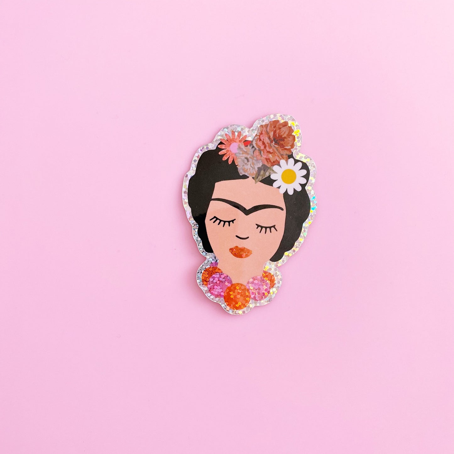 Sticker autocollant holographique Frida