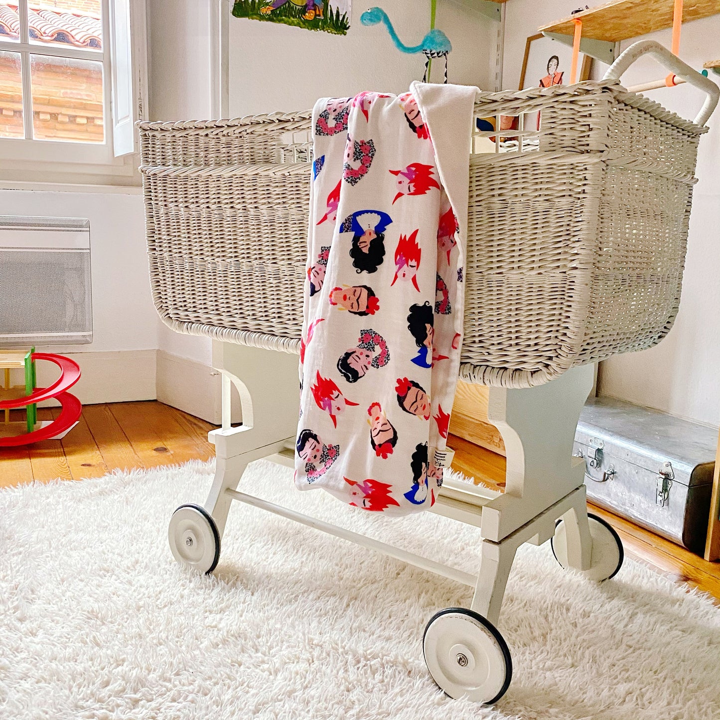 baby blanket | gotS organic double gauze and polar organic cotton | Idol motives