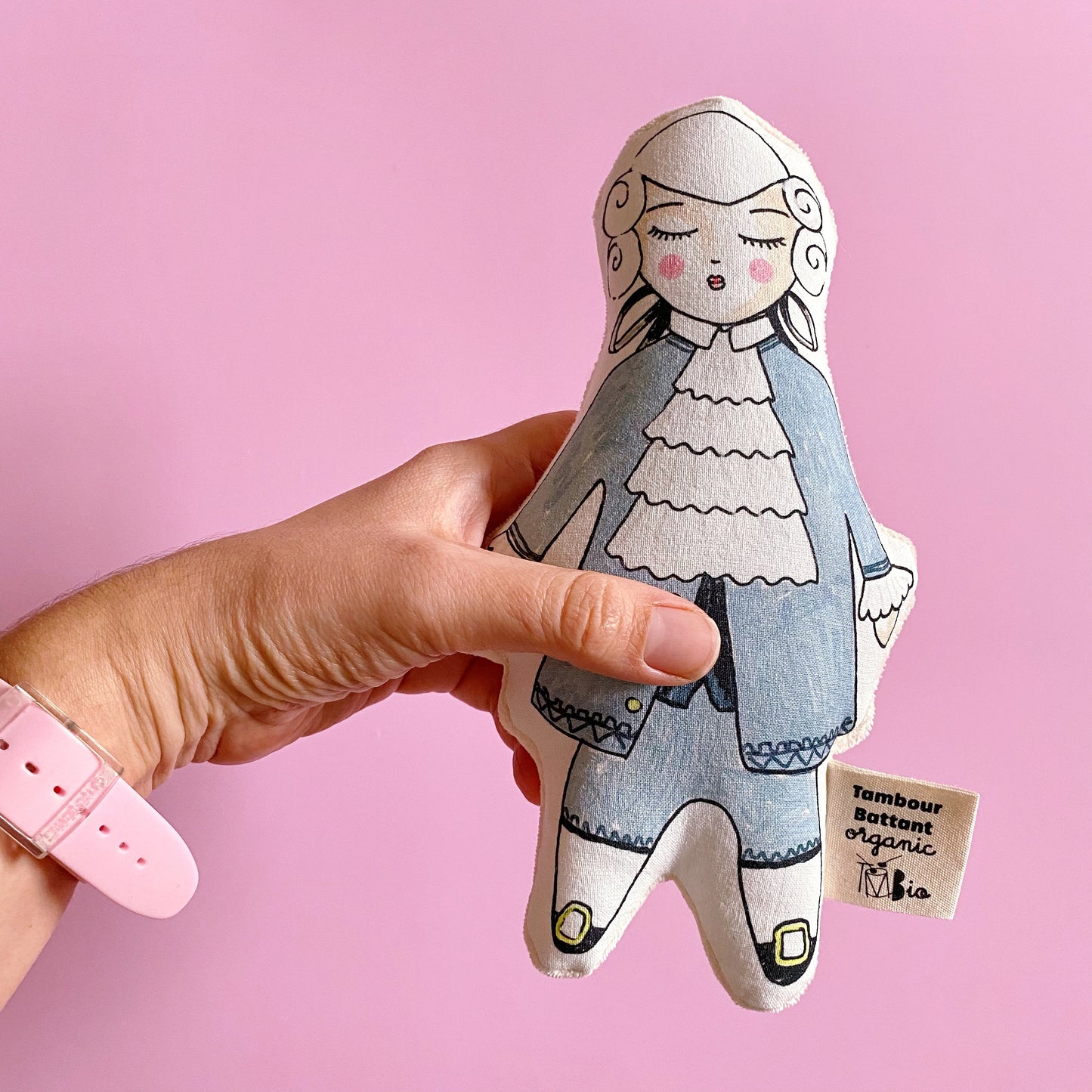 hochet bébé bio | Mozart | Coton bio certifié GOTS | jouet bébé