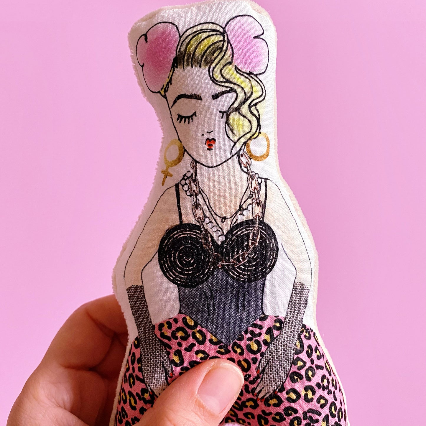 hochet bébé bio | Material Girl | Coton bio certifié GOTS | jouet bébé