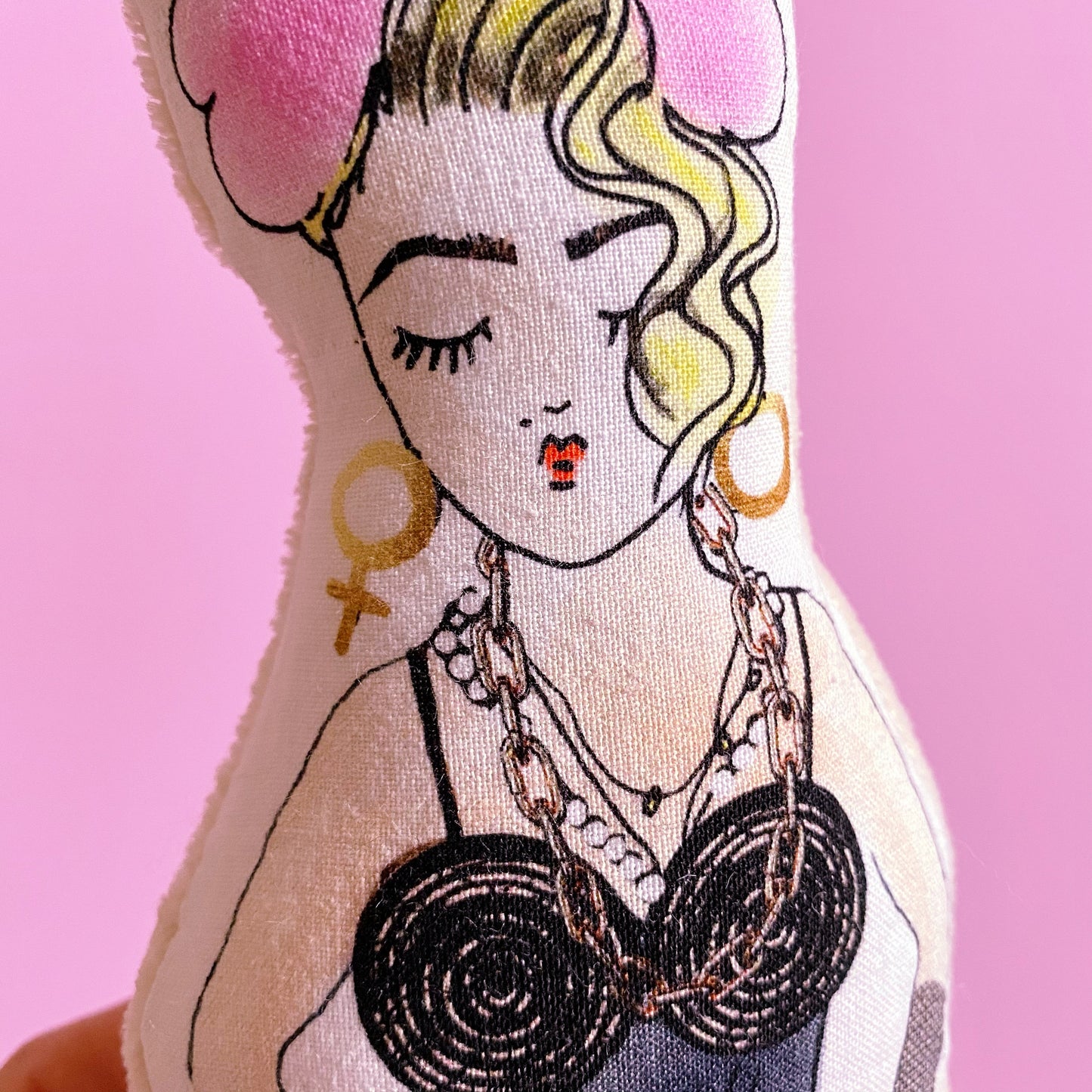 hochet bébé bio | Material Girl | Coton bio certifié GOTS | jouet bébé