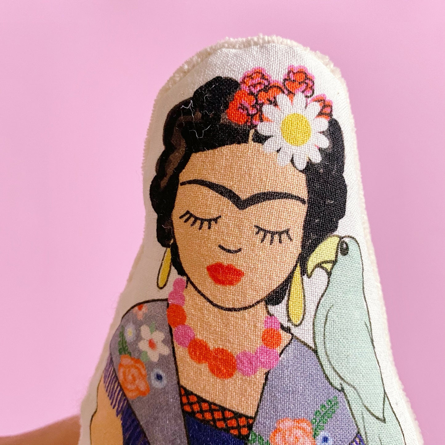 hochet bébé bio | Frida Flowers #2 | Coton bio certifié GOTS | jouet bébé