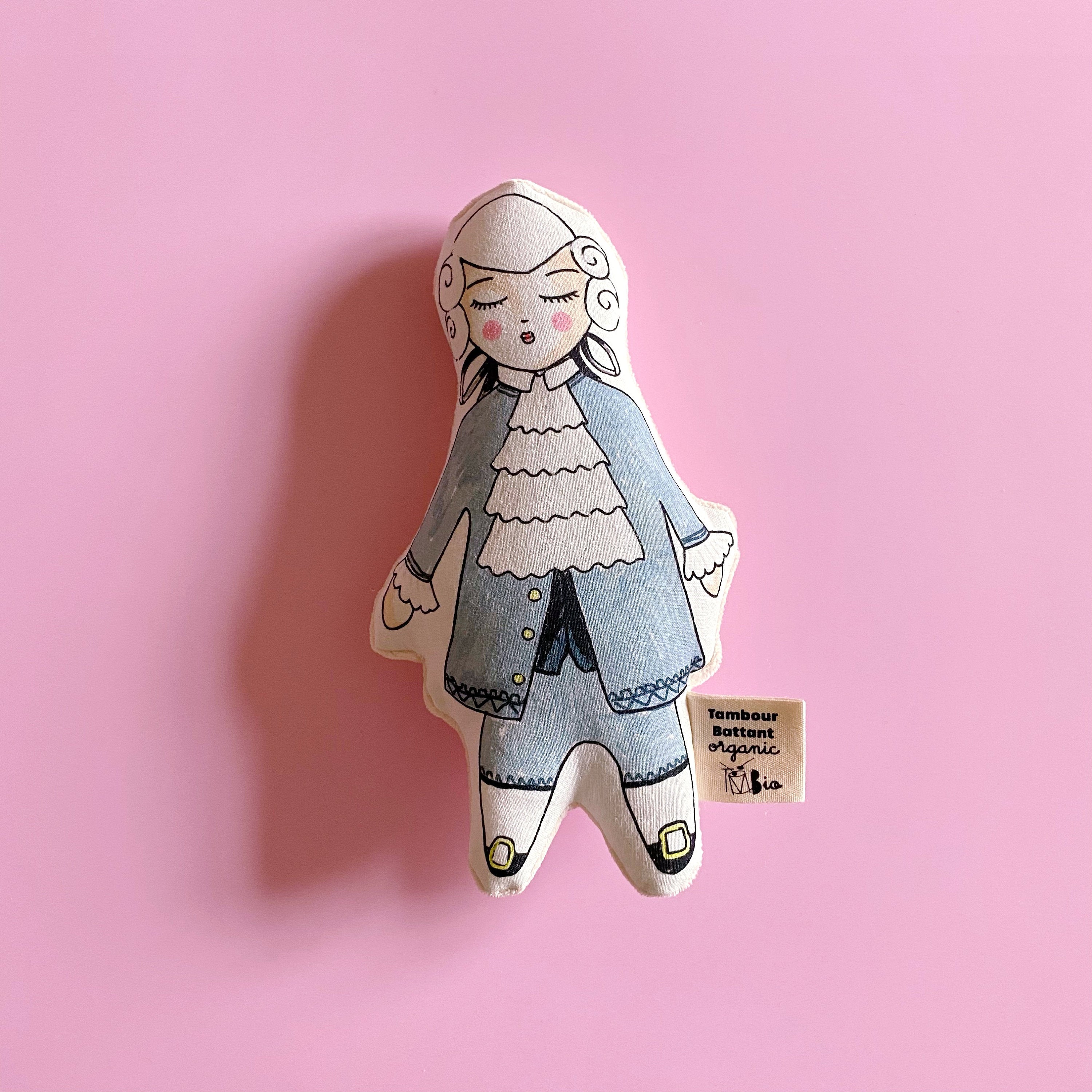 hochet bébé bio | Mozart | Coton bio certifié GOTS | jouet bébé