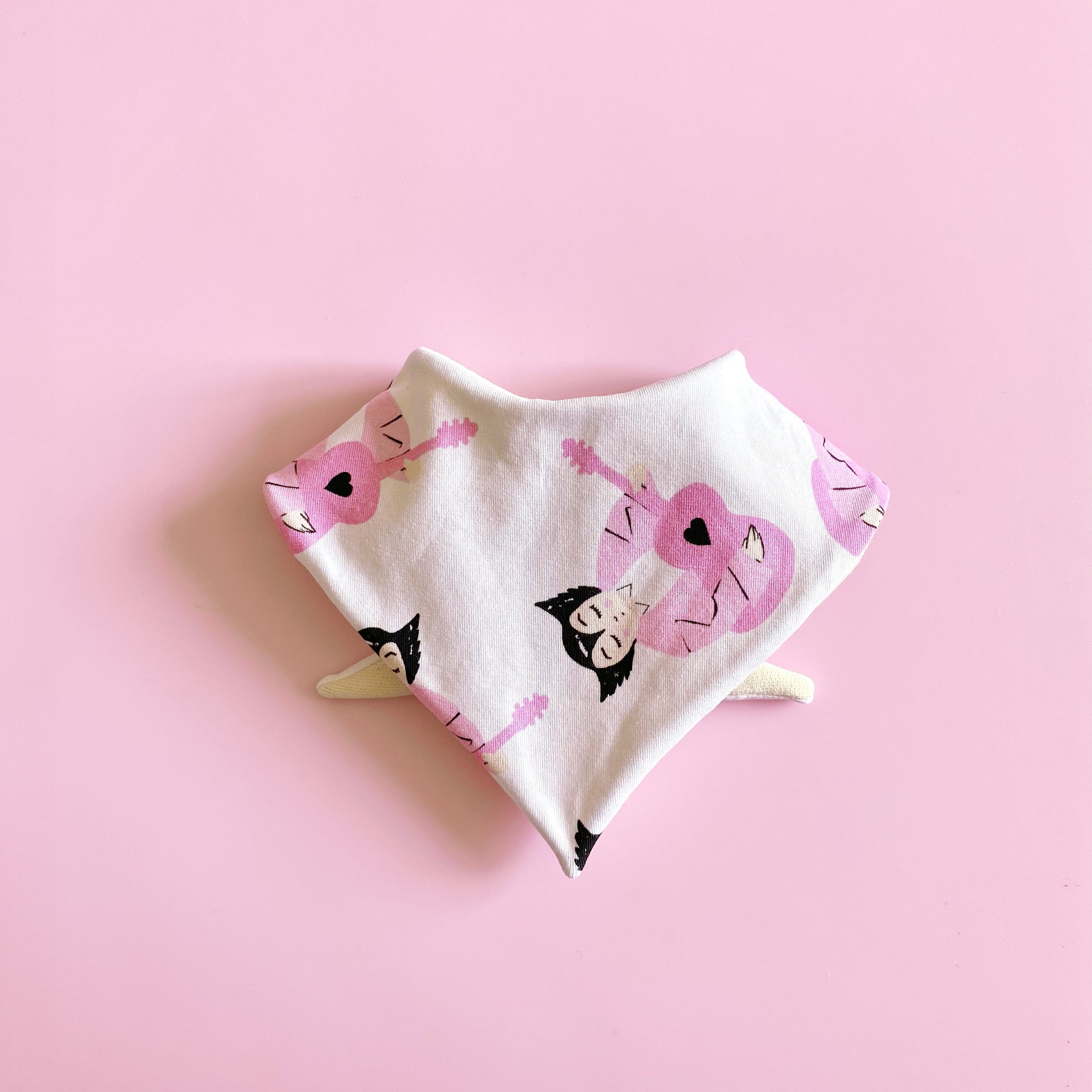 bavoir Bandana pour bébé en coton biologique certifié GOTS fabriqué en France - Mr Mystère