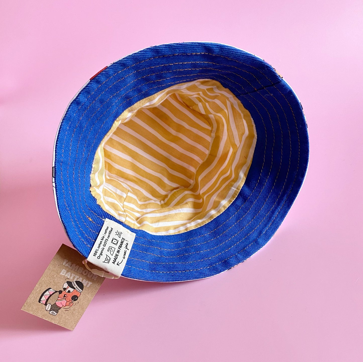 Bob chapeau bébé en coton biologique certifié GOTS - Aldo - édition limitée