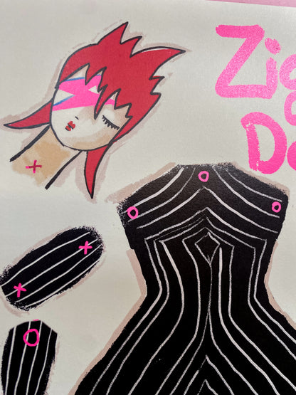 Marionnette Paper Ziggy en papier paper doll