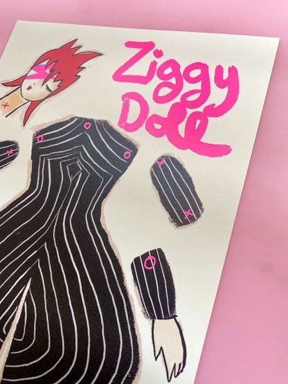 Marionnette Paper Ziggy en papier paper doll