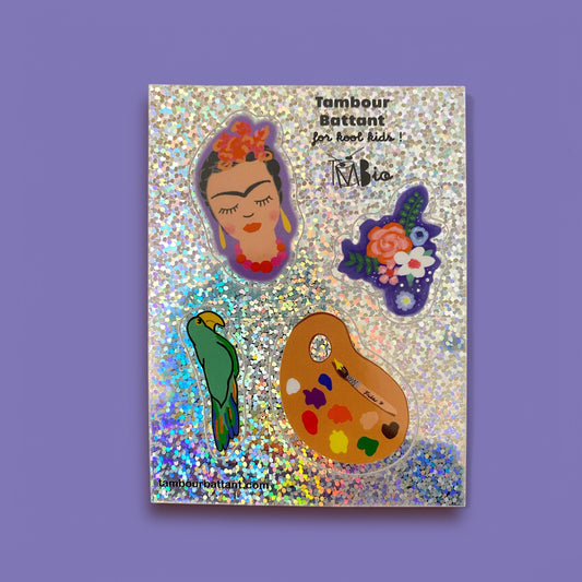 FRIDA, planche de stickers