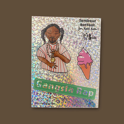 SNOOP, planche de stickers