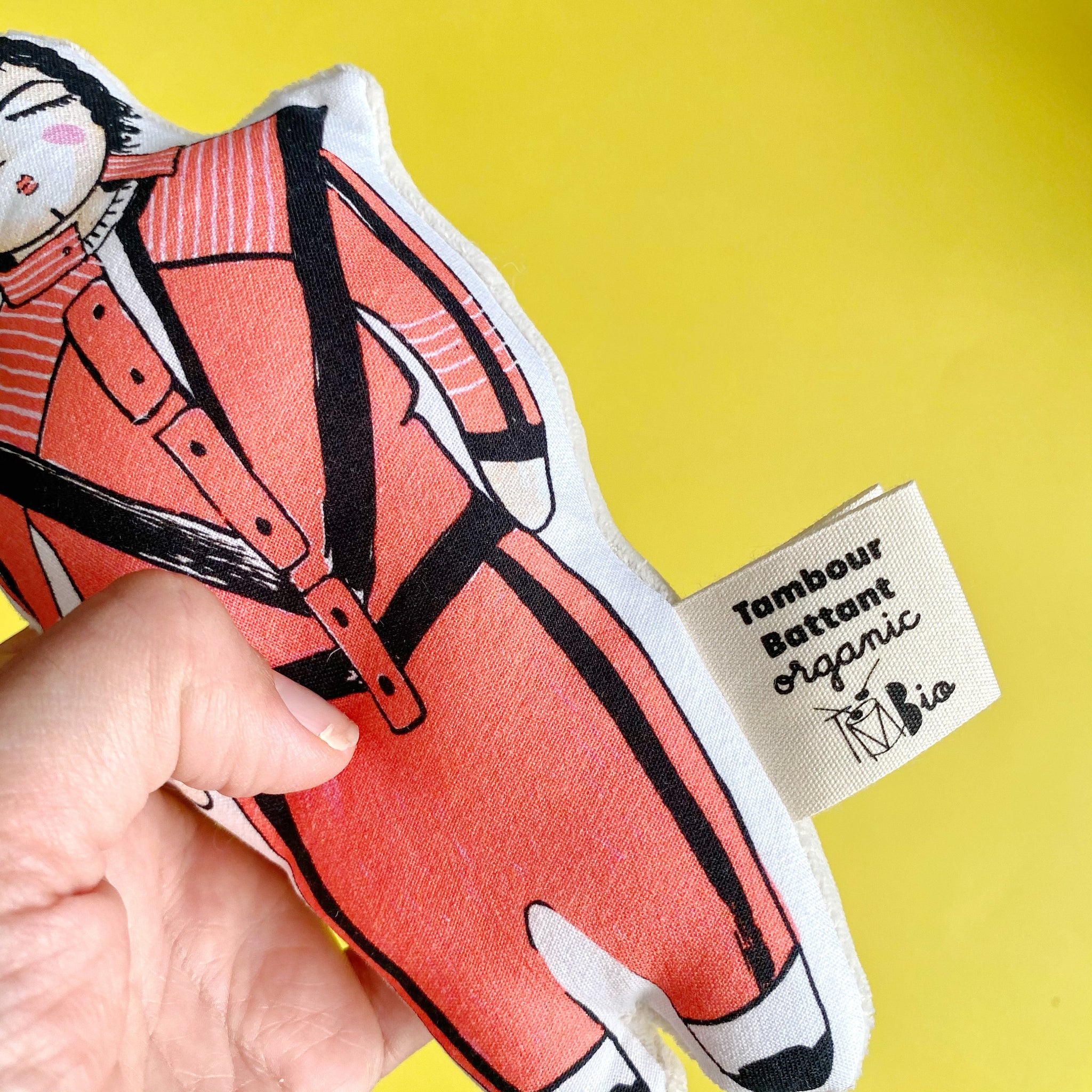 hochet bébé bio | MJ | Coton bio certifié GOTS | jouet bébé